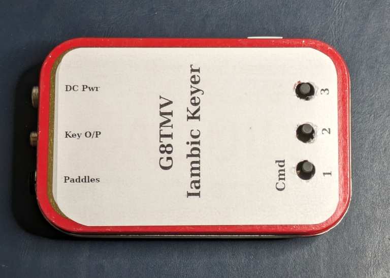 CW keyer early production version